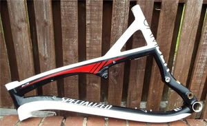 2012 SPECIALIZED CAMBER -19" INCH LARGE - BLACK WHITE ALLOY FRONT FRAME TRIANGLE - Picture 1 of 2