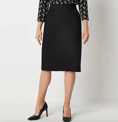 Liz Claiborne Womens Mid Rise Pencil Skirt, Navy Sz 4 NWT - Image 1 of 3