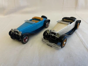 Delage D8S cabriolet 1932 - lot de 2 voitures - 1/43 Eligor - Picture 1 of 10