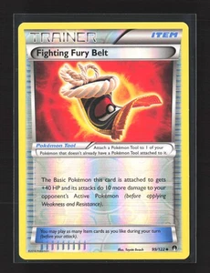 Pokemon XY - BREAKpoint #99/122 Holograma Inverso Fighting Fury Cinturón - Imagen 1 de 2