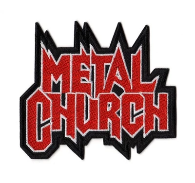 Metal Church Sew-on Patch | American Heavy Thrash Speed Power Metal Band Logo - Image 1 of 2