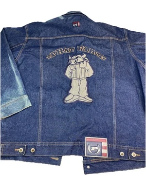 Chaqueta de Camionero Phat Farm Talla XL Denim Jean Hip Hop Y2K Bordado Toro De Colección Foto 1 de 4