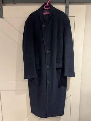 Hugo Boss Mens XL 100% Cashmere Long Overcoat 42 Inch Chest Perfect Condition  - Image 1 of 4