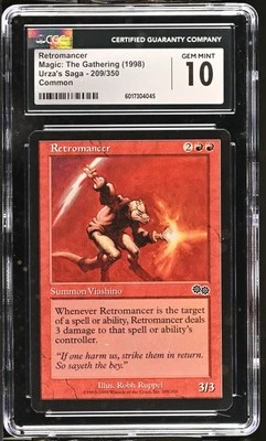 RETROMANCER Urza's Saga CGC 10 Gem Mint MTG [Nostalgium] - Image 1 of 2