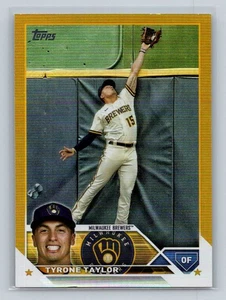 Tyrone Taylor 2023 Topps Gold Foil #61 Milwaukee Brewers - Bild 1 von 2