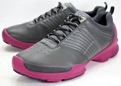 ECCO Biom 8 Womens EU 41 US 10/10.5 Running Sneakers Shoes Gray Purple Leather - Image 1 of 4
