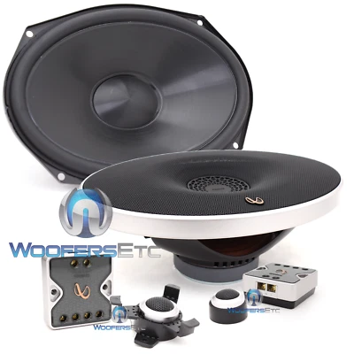 INFINITY PR9610CS 6"X9" CAR COMPONENT SPEAKERS TEXTILE TWEETERS CROSSOVERS NEW - Image 1 of 4