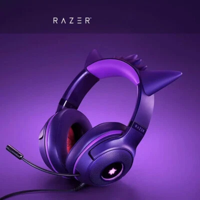 Razer x Pokémon Gengar Kraken V3 X Wired Headset Headphone Limited Edition - Image 1 of 4