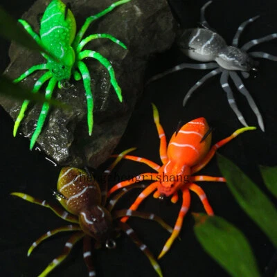 5pc Phantom Spider 8cm/7g Topwater Bait Soft Plastic Fishing Lure Snakehead Hook - Image 1 of 4