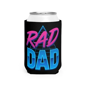 Retro Rad Dad Dosen Kühlhülle, Vatertag Geschenk, Party Accessoire, Sommer BBQ, - Bild 1 von 6