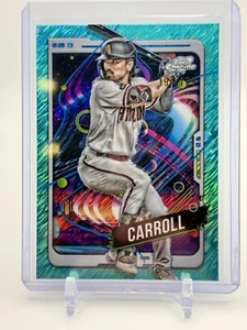 2024 Topps Cosmic Chrome Corbin Carroll Aqua Refractor /199 Diamondbacks - Picture 1 of 2