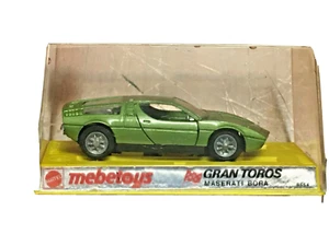 MEBETOYS MATTEL GRAN TOROS MASERATI BORA vintage rare - Foto 1 di 12