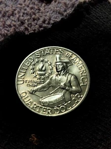 1776-1976 P Bicentennial Quarter MAD Light Die Clash Struck Thru Error - Picture 1 of 20