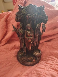 Brand New Resin Statues Danu Irish Triple Goddess - Picture 1 of 5