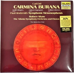 TELARC DIGITAL STEREO TELARC0006 ORFF Carmina Burana Robert Shaw 180g 2LP G/F SS - Picture 1 of 3