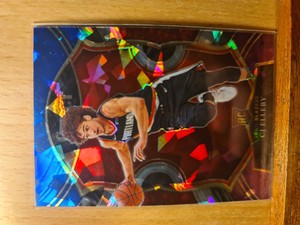 CJ Elleby #100 2020-21 Panini Select Blue Purple Cracked Ice PRIZM Blazers A164A