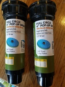 Full Circle 4" POP-UP SPRAY sprinkler Yardworks NEW! 1/2" FIP inlet Lot of 2pks - Picture 1 of 7