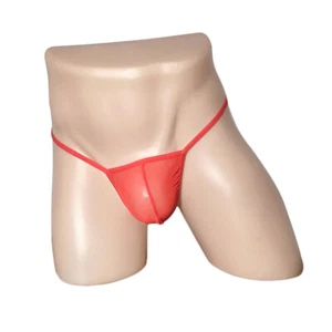 Men Underwear T-Back G-String Briefs Sexy Thong Lingerie Underpants Knicker Mesh - Picture 1 of 33