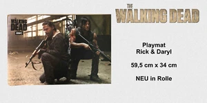 Ultra Pro - The Walking Dead - Rick & Daryl - Alfombra de juego - 59,5 x 34 cm - NUEVA Y EMBALAJE ORIGINAL - Imagen 1 de 3
