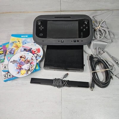 Wii U Complete Bundle Console Games Smash Bros Pokemon Mario Kart - Image 1 of 4