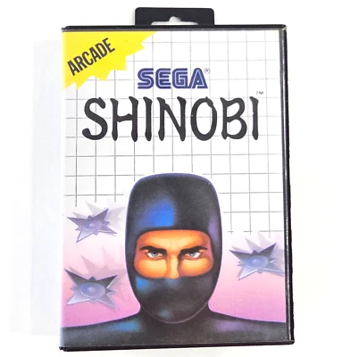 Shinobi (Sega Master System, 1988) Game Case Manual - Tested and Working - Image 1 of 4