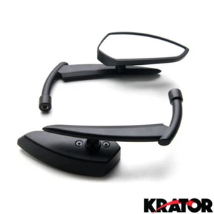 8mm 10mm Motorcycle Mirrors Hand Grim Reaper Sword Universal Set Left & Right - Picture 1 of 3
