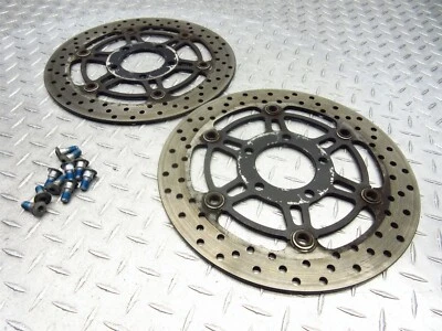 2005 05-09 Suzuki SV650 SV650S Front Disc Brake Rotor Straight Bolts - Image 1 of 4