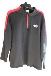 Men's - SIZE 2XL - NHL 1/2 Zip Jacket - Black w/ Red Trim - Washington Capitals - Picture 1 of 9