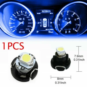Blue T3 LED Bulb Light SMD Car Panel Instrument Dashboard Gauge Cluster New . - Bild 1 von 8