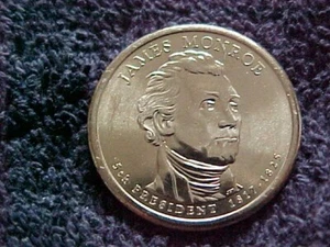 2008 P JAMES MONROE DOLLAR UNCIRCULATED from mint roll - Picture 1 of 2