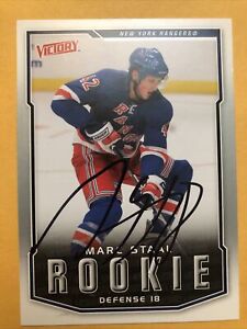 Marc Staal Signed New York Rangers Rookie Card 1