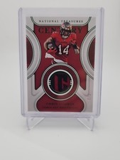 2021 Panini National Treasures Century Materials Gold 5/5!! Chris Godwin 