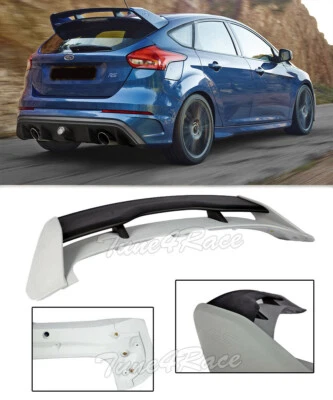 For 13-18 Ford Focus Hatchback RS Style Rear Spoiler Roof Trunk Wing ABS Plastic - Image 1 of 4
