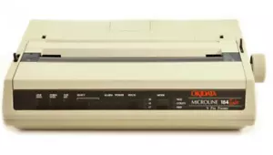 Okidata Microline 184 Turbo Par/Ser Complete Dot Matrix Printer Re Conditioned - Picture 1 of 1