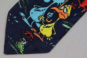 Cravatta uomo CARTIUSH LUPO ALBERTO 1993 in seta made in Italy - Foto 1 di 4