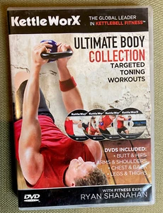 Kettleworx: Ultimate Body Collection DVD Targeted Toning Kettlebell Workouts - Picture 1 of 3