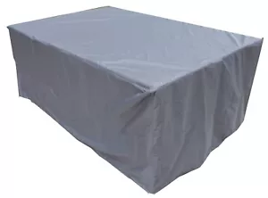 PREMIUM Abdeckplane Gartentisch Abdeckung Schutzhülle 130x130x75 Anthrazit - Bild 1 von 4