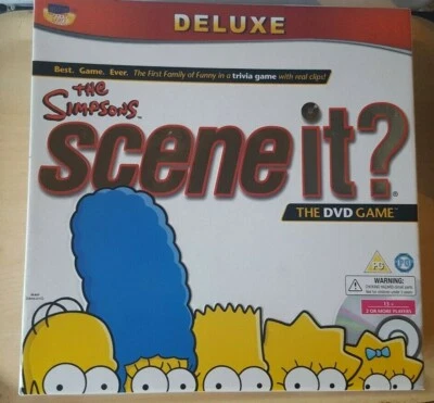 THE SIMPSONS SCENE IT DELUXE EDITION GREAT DVD BOARD GAME BY SCREEN LIFE GAMES - Image 1 of 3
