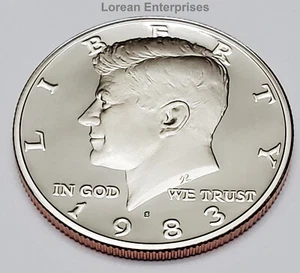 Medio dólar S Kennedy 1983 revestido ✼proof✼ bu - Imagen 1 de 2