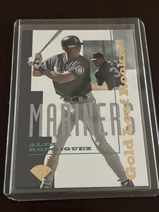 1995 Leaf Gold Leaf Rookies Alex Rodriguez  - Mariners