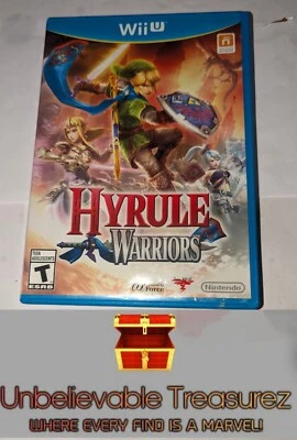 Mint Copy Hyrule Warriors (Wii U, 2014) Case + Manual  - Image 1 of 4