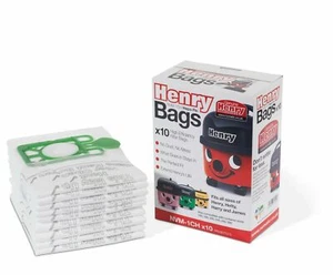 GENUINE Henry Hoover Bags x 10 Hetty Vacuum Cleaner Hepa Numatic Hepaflo - Picture 1 of 2