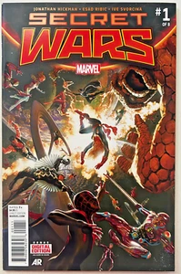Cómic Secret Wars #1 Marvel 2015 Jonathan Hickman God Emperor Doom - Imagen 1 de 2