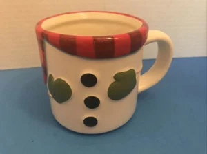 Hallmark ceramica Holiday pupazzo di neve tazza caffè tè microonde e lavastoviglie usata in ottime condizioni - Foto 1 di 6