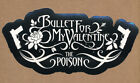 Bullet For My Valentine - The Poison RARE promo autocollant découpé sous pression 2005