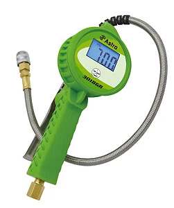 Astro Pneumatic 3018GR Digital Tire Inflator w/ Stainless Steel Hose & Push-Lock