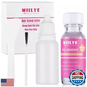 Waterproof Lace Glue, Clear| Invisible MIILYE Hair Replacement Wig Bonding Gl - Picture 1 of 5