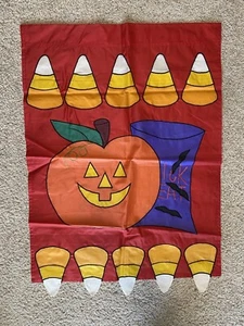 SDI Nylon Haus Hof Flagge geschnitzt Kürbis Zuckermais Herbst Halloween Garten - Bild 1 von 3