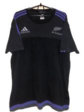 RARE NEW ZEALAND ALL BLACKS RUGBY TRAINING JERSEY SIZE XL ADIDAS MENS
