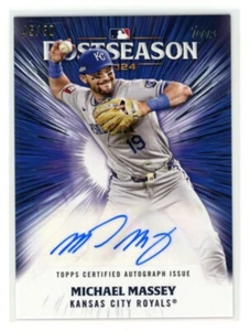Michael Massey 2025 Topps Serie 2 Postemporada Rendimiento Automático #PPA-MA 45/50 - Imagen 1 de 2